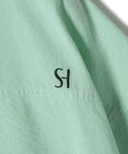 SHIPS / シップス ロング・マキシ丈ワンピース | 〈洗濯機可能〉ワンポイント 刺繍 シャツ ワンピース | 詳細24