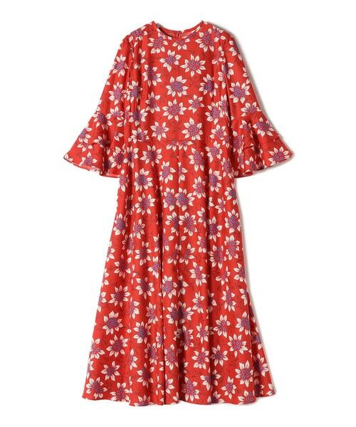 SHIPS / シップス ロング・マキシ丈ワンピース | 小泉里子コラボ:〈手洗い可能〉フラワー プリント ワンピース | 詳細7