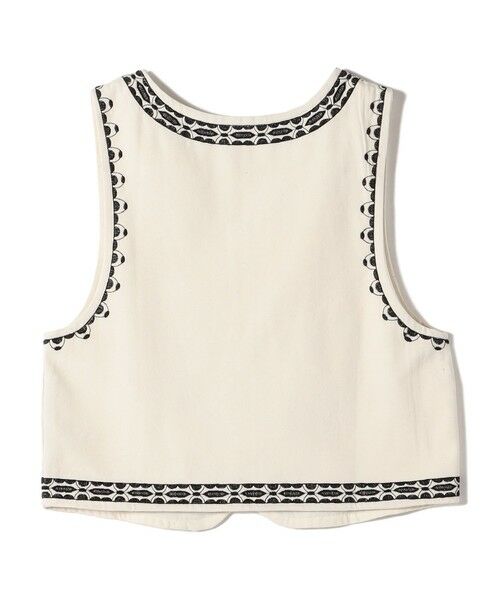 SHIPS / シップス ベスト | Fanaka:〈手洗い可能〉刺繍 ベスト | 詳細1
