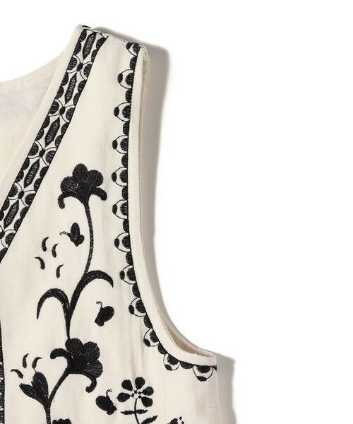 SHIPS / シップス ベスト | Fanaka:〈手洗い可能〉刺繍 ベスト | 詳細5