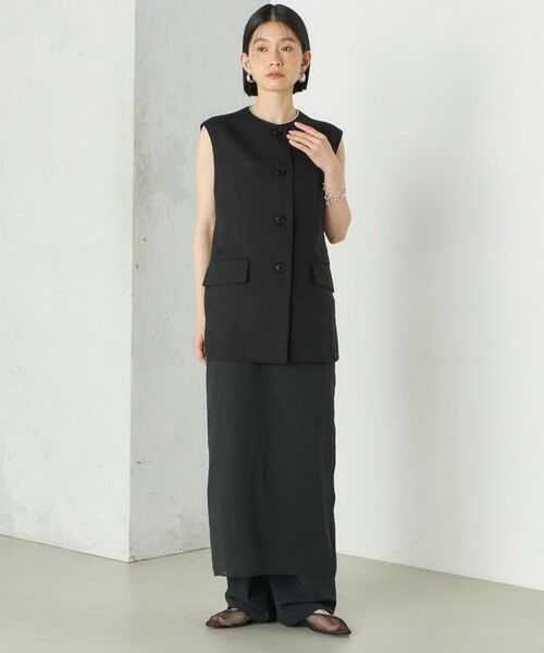 SHIPS / シップス ベスト | Wai＋:〈手洗い可能〉リネン ライク ベスト | 詳細13