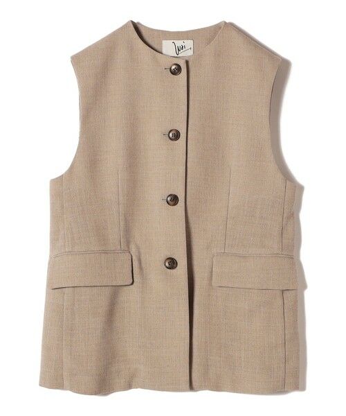 SHIPS / シップス ベスト | Wai＋:〈手洗い可能〉リネン ライク ベスト | 詳細28