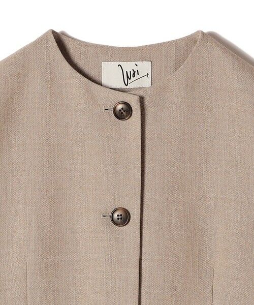 SHIPS / シップス ベスト | Wai＋:〈手洗い可能〉リネン ライク ベスト | 詳細29