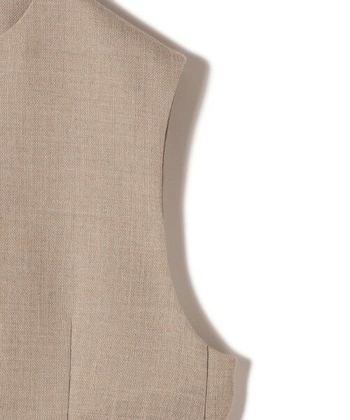 SHIPS / シップス ベスト | Wai＋:〈手洗い可能〉リネン ライク ベスト | 詳細30