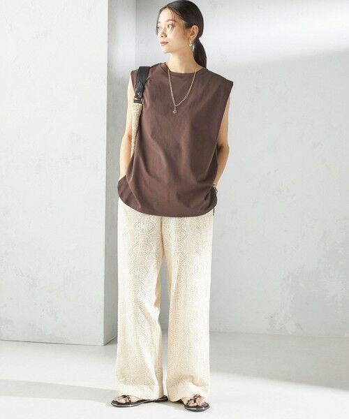 SHIPS / シップス サンダル | ビジュー フラット サンダル | 詳細13