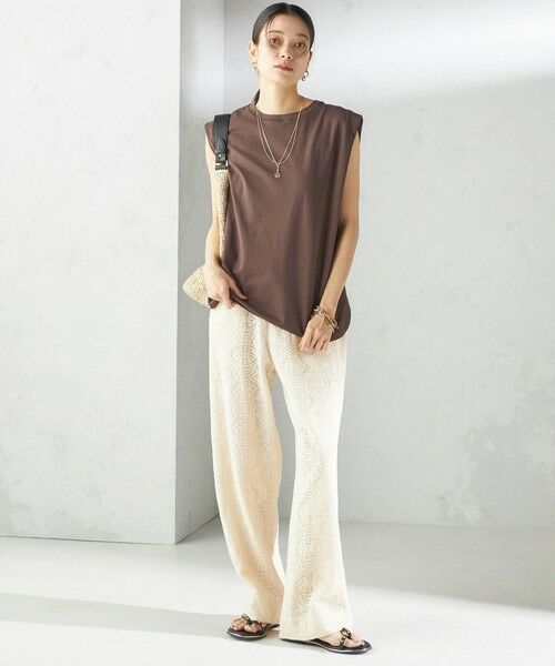 SHIPS / シップス サンダル | ビジュー フラット サンダル | 詳細14