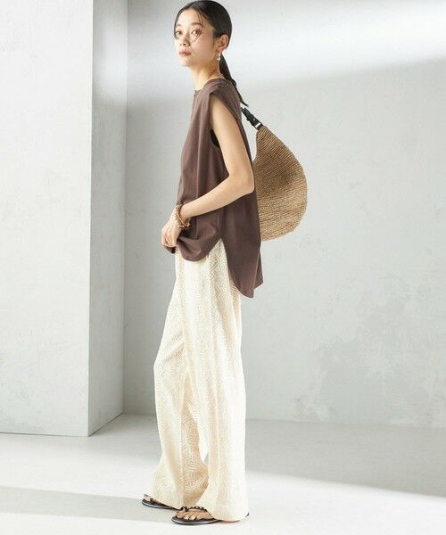 SHIPS / シップス サンダル | ビジュー フラット サンダル | 詳細15