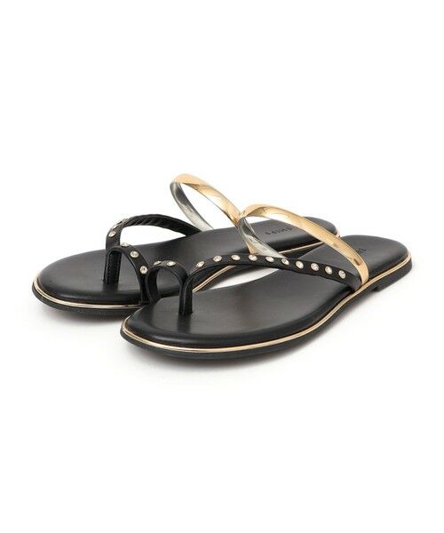 SHIPS / シップス サンダル | ビジュー フラット サンダル | 詳細20
