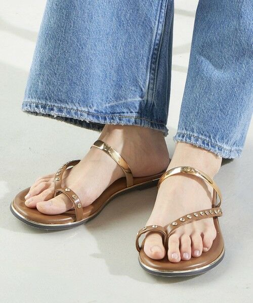 SHIPS / シップス サンダル | ビジュー フラット サンダル | 詳細22