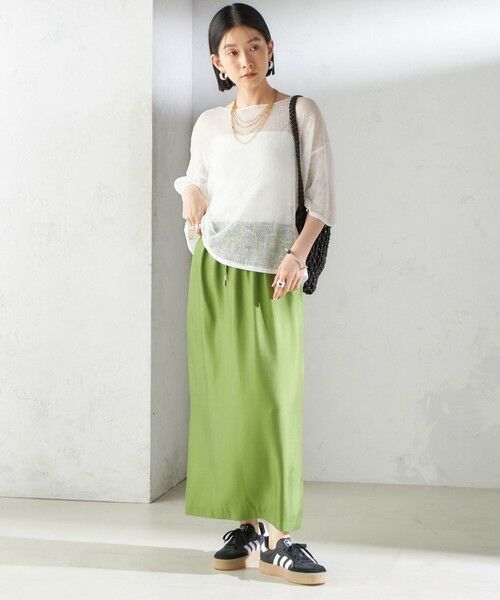 SHIPS / シップス ニット・セーター | 〈手洗い可能〉イタリアン シアー リネン プルオーバー | 詳細1