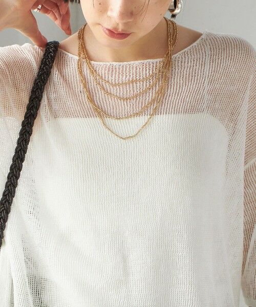 SHIPS / シップス ニット・セーター | 〈手洗い可能〉イタリアン シアー リネン プルオーバー | 詳細11