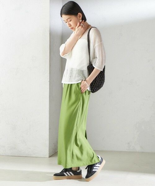 SHIPS / シップス ニット・セーター | 〈手洗い可能〉イタリアン シアー リネン プルオーバー | 詳細2