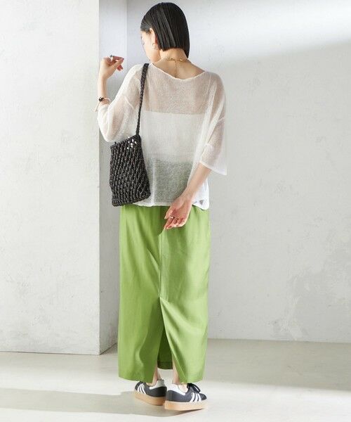 SHIPS / シップス ニット・セーター | 〈手洗い可能〉イタリアン シアー リネン プルオーバー | 詳細3