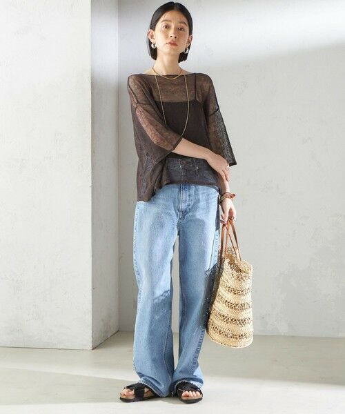 SHIPS / シップス ニット・セーター | 〈手洗い可能〉イタリアン シアー リネン プルオーバー | 詳細20