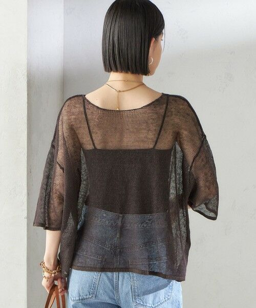 SHIPS / シップス ニット・セーター | 〈手洗い可能〉イタリアン シアー リネン プルオーバー | 詳細26