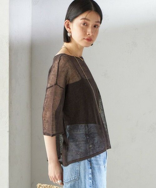 SHIPS / シップス ニット・セーター | 〈手洗い可能〉イタリアン シアー リネン プルオーバー | 詳細27