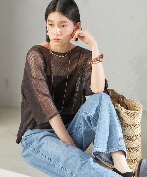 SHIPS / シップス ニット・セーター | 〈手洗い可能〉イタリアン シアー リネン プルオーバー | 詳細28