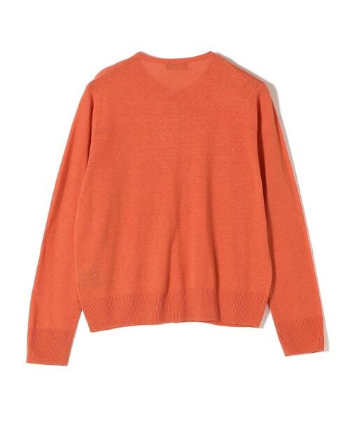 SHIPS / シップス カーディガン・ボレロ | SHIPS Primary Navy Label:シルク リネン ハイ ボタン カーディガン | 詳細3