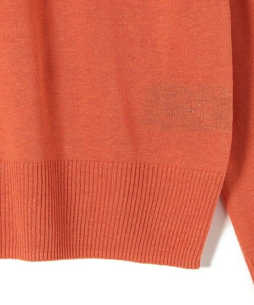 SHIPS / シップス カーディガン・ボレロ | SHIPS Primary Navy Label:シルク リネン ハイ ボタン カーディガン | 詳細5