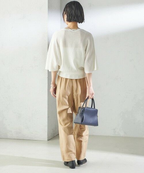 SHIPS / シップス カーディガン・ボレロ | 〈手洗い可能〉ホール ガーメント ケープ デザイン カーディガン | 詳細3