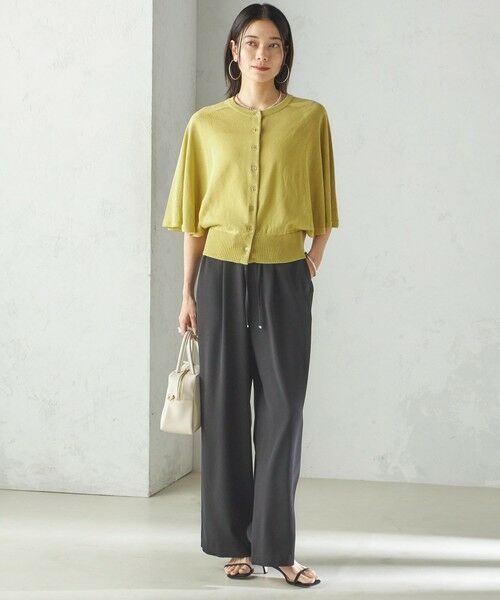 SHIPS / シップス カーディガン・ボレロ | 〈手洗い可能〉ホール ガーメント ケープ デザイン カーディガン | 詳細29