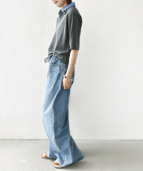 SHIPS / シップス ポロシャツ | 《予約》【WEB限定】〈手洗い可能〉ダブルカラー ショート スリーブ ポロ | 詳細3