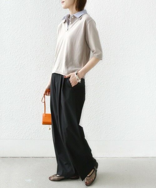 SHIPS / シップス ポロシャツ | 《予約》【WEB限定】〈手洗い可能〉ダブルカラー ショート スリーブ ポロ | 詳細14