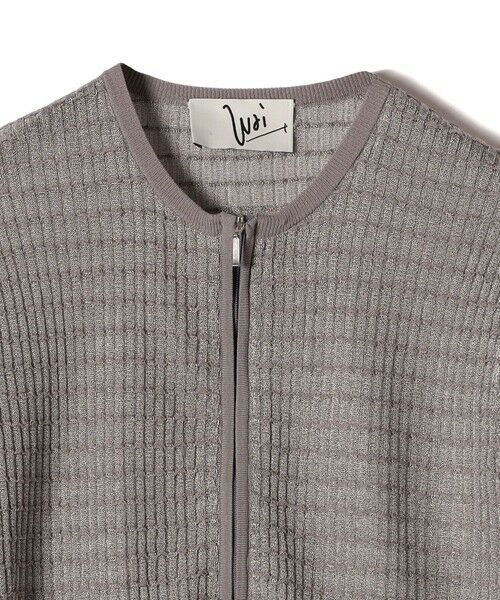 SHIPS / シップス カーディガン・ボレロ | Wai＋:ジャカード シアー ジップ カーディガン | 詳細18