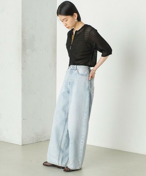 SHIPS / シップス カーディガン・ボレロ | Wai＋:ジャカード シアー ジップ カーディガン | 詳細23