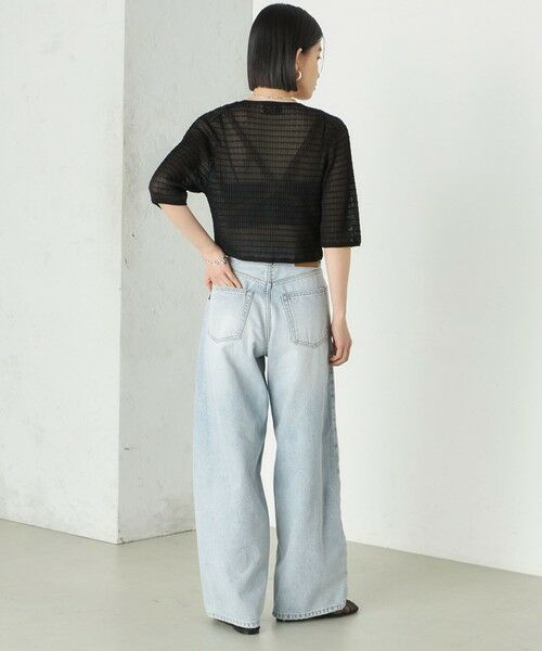 SHIPS / シップス カーディガン・ボレロ | Wai＋:ジャカード シアー ジップ カーディガン | 詳細25