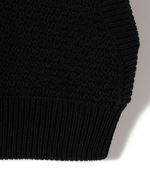 SHIPS / シップス ベスト | SHIPS Primary Navy Label:〈手洗い可能〉クロップド ニット ベスト | 詳細5