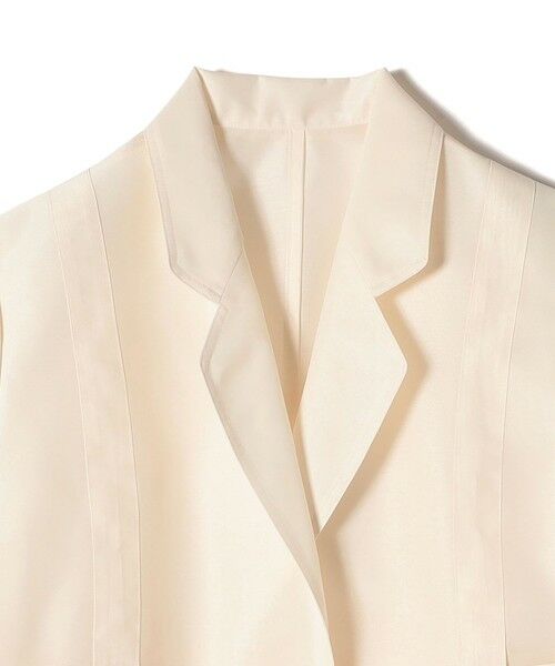 SHIPS / シップス テーラードジャケット | 【SHIPS別注】APUPIL:〈洗濯機可能〉シアー 半袖 ジャケット | 詳細12