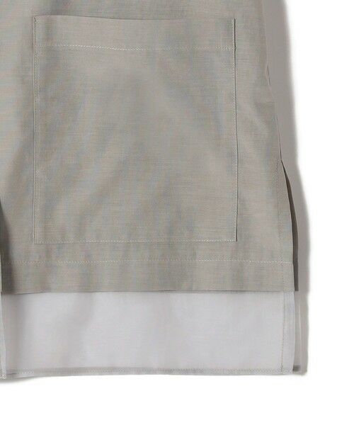 SHIPS / シップス ベスト | 【WEB限定】〈手洗い可能〉シアー コンビ テーラード ベスト | 詳細20