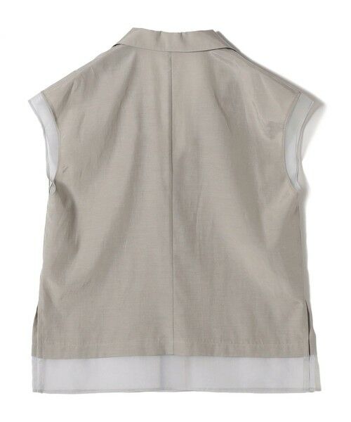 SHIPS / シップス ベスト | 【WEB限定】〈手洗い可能〉シアー コンビ テーラード ベスト | 詳細22