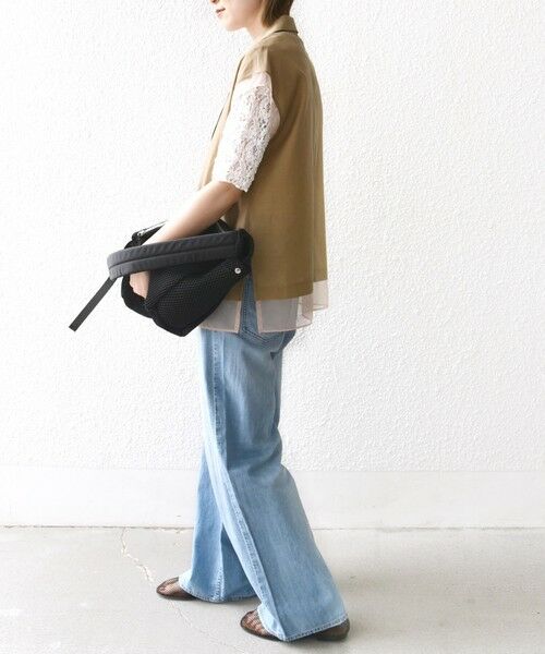 SHIPS / シップス ベスト | 【WEB限定】〈手洗い可能〉シアー コンビ テーラード ベスト | 詳細29