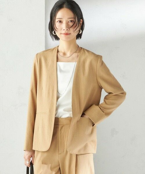 SHIPS / シップス セットアップ | 〈手洗い可能〉FUNCTIONAL カラーレス ジャケット（セットアップ対応） | 詳細7