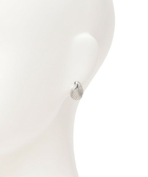 424　シェル　ピアス　イヤリング　ハンドメイド 楽天市場】【SILVER新登場！】送料無料！パヴェ＆シェルの2連