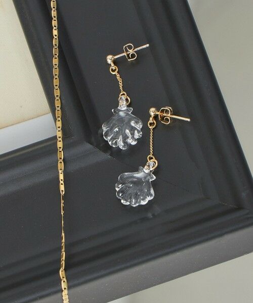 SHIPS / シップス ピアス・イヤリング | 【SHIPS別注】HARIO:シェル モチーフ ピアス | 詳細5