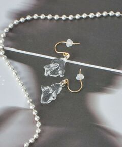 SHIPS / シップス ピアス・イヤリング | 【SHIPS別注】HARIO:ウェーブ ピアス