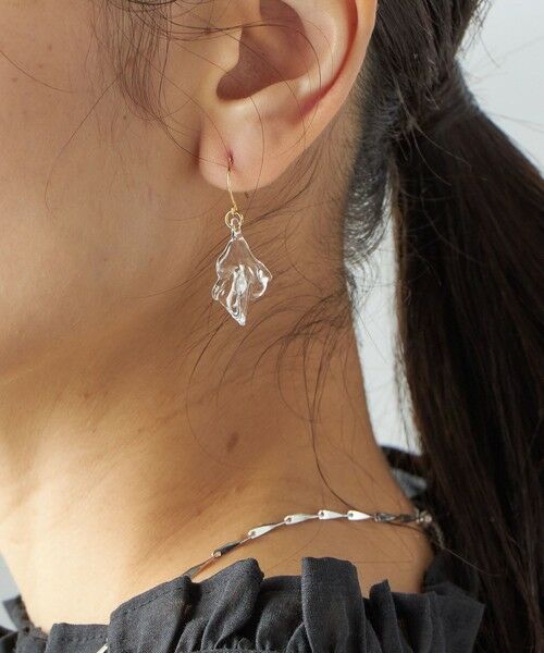 SHIPS / シップス ピアス・イヤリング | 【SHIPS別注】HARIO:ウェーブ ピアス | 詳細1