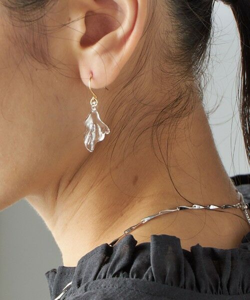 SHIPS / シップス ピアス・イヤリング | 【SHIPS別注】HARIO:ウェーブ ピアス | 詳細2