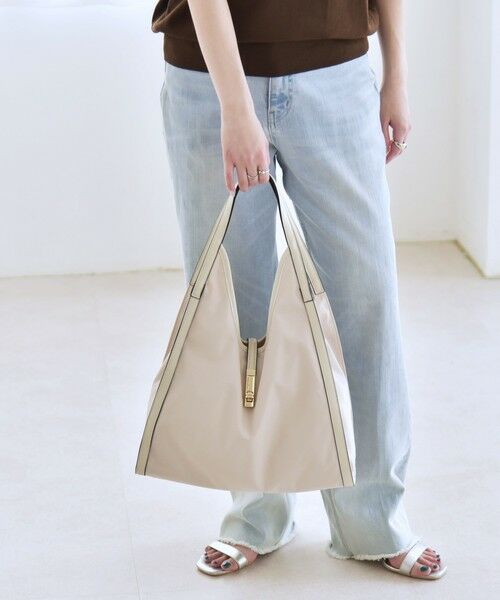 SHIPS / シップス トートバッグ | quaranciel: 金具デザイン Vカット トート バッグ | 詳細4