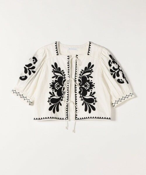 SHIPS / シップス シャツ・ブラウス | quaranciel:〈洗濯機可能〉エンブロイダリー スクエアネック ブラウス | 詳細8