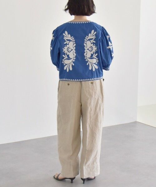 SHIPS / シップス シャツ・ブラウス | quaranciel:〈洗濯機可能〉エンブロイダリー スクエアネック ブラウス | 詳細25