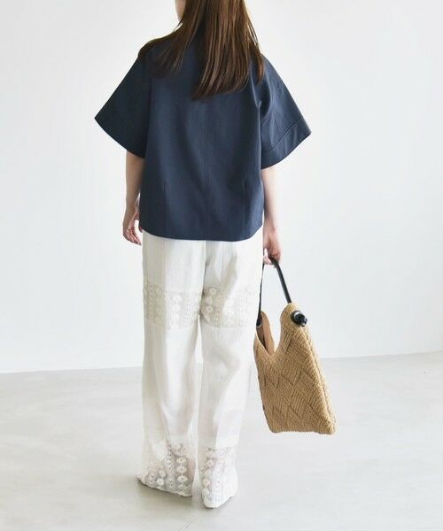 SHIPS / シップス シャツ・ブラウス | quaranciel:〈洗濯機可能〉ミニサッカー ハーフスリーブ 開襟 シャツ | 詳細20