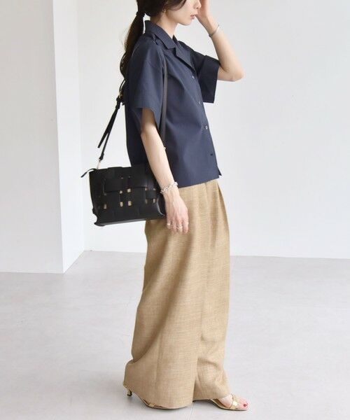 SHIPS / シップス シャツ・ブラウス | quaranciel:〈洗濯機可能〉ミニサッカー ハーフスリーブ 開襟 シャツ | 詳細25