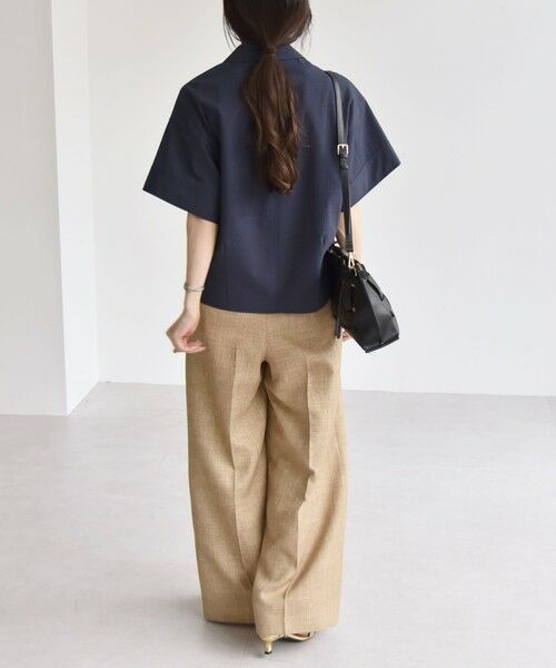 SHIPS / シップス シャツ・ブラウス | quaranciel:〈洗濯機可能〉ミニサッカー ハーフスリーブ 開襟 シャツ | 詳細26