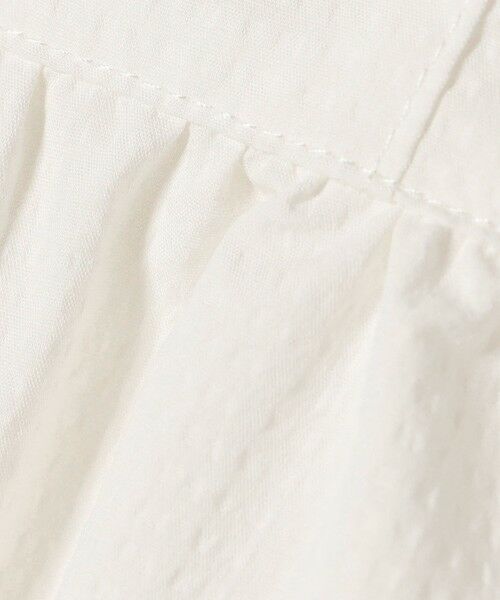 SHIPS / シップス シャツ・ブラウス | quaranciel:〈洗濯機可能〉ミニサッカー タックギャザー フレンチスリーブ ブラウス | 詳細17