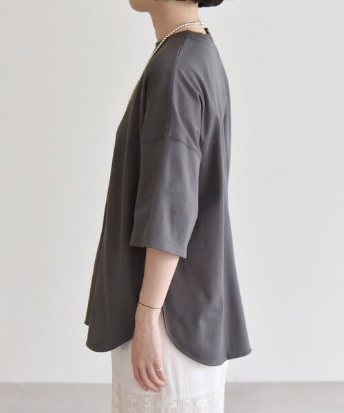 SHIPS / シップス Tシャツ | quaranciel:〈接触冷感/汗染み防止加工/洗濯機可能〉ラウンドヘム クルー ビッグ TEE | 詳細28