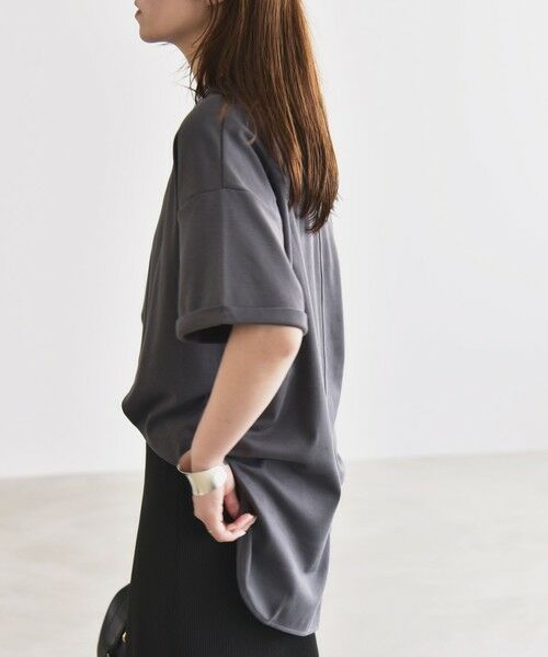 SHIPS / シップス Tシャツ | quaranciel:〈接触冷感/汗染み防止/洗濯機可能〉スリット ルーズ チュニック TEE | 詳細17